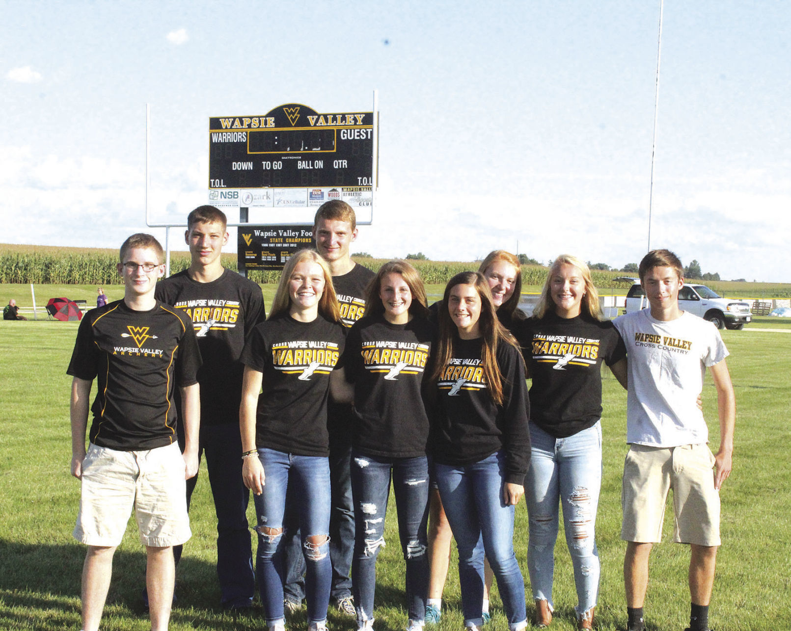 2019 Wapsie Valley Cross Country team
